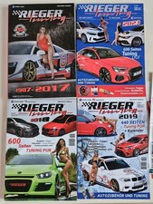 Tuning Tuner Magazin ZEITSCHRIFT Sammlung Auto Rieger Katalog 2017-2023