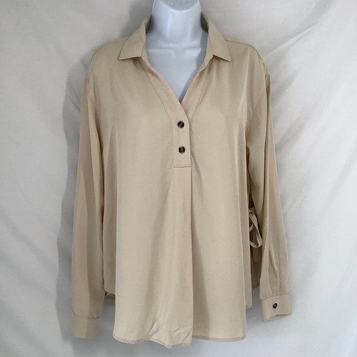 Mama umstandsbluse beige - umstandsbluse,