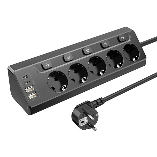 Steckdosenleiste mit usb - steckdosenleiste,