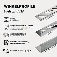 Fliesenprofil Edelstahl