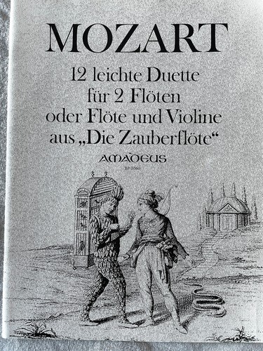 Noten für flöten - für, mozart