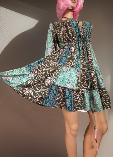 Edles mini seidenkleid - mini, #
