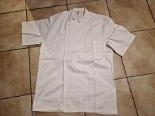 Herren Kochjacke Mit Knopf Kurzarm Koch Jacke Bäckerjacke Kochhemd Chef Gr 48