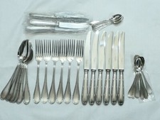 6 Personen Besteck Deetjen Kreuzband 36 Teile unbenutzt