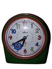 Atlanta 1987/6 Quarz Wecker  analog für Kinder  grün .