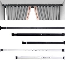 0,5-4m Teleskopstange Gardinenstange Ohne Bohren Duschvorhangstange Klemmstange