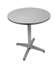 Alu bistrotisch aluminium - alu,