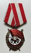 Orden  Rotbannerorden  Abzeichen  Sowjetunion UdssR ,Silber, Original