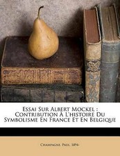 Essai Sur Albert Mockel