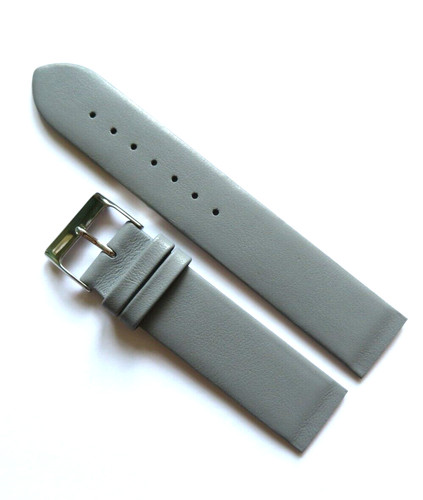 Uhrband leder grau mm - uhrband, 20