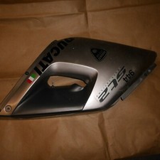 Ducati 944 ST 2 Seitenverkleidung links Verkleidung Seitenteil Silber