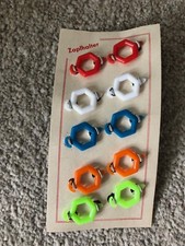 70/80'er Jahre-Vintage-Zopfhalter/ Haarspangen/ Haargummi/ Zopfgummi OVP   B