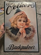 Werbeschild Blechschild