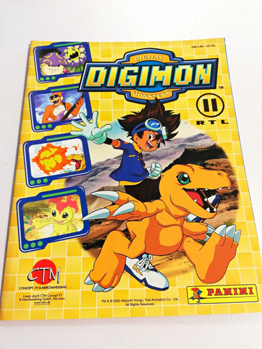 Digimon sticker album panini - digimon,