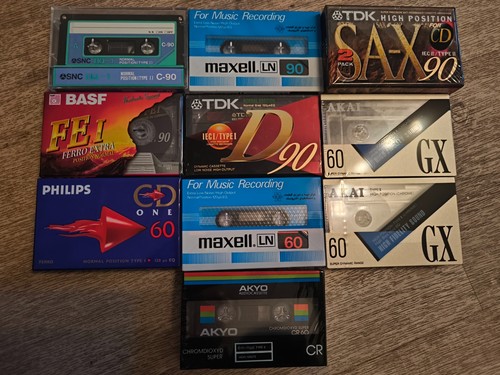 Audiokassetten konvolut akai - audiokassetten,
