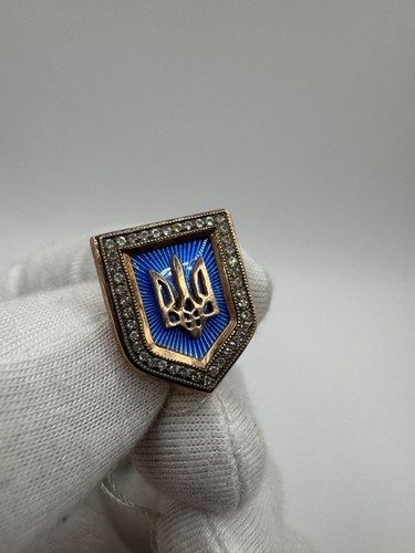 Ukraine gold 585 14k dreizack - gold,
