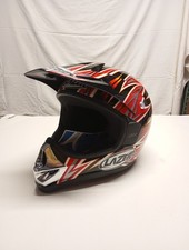 Motorradhelm Lazer Enduro Cross X5 Boomerang Junior Kind Rot Schwarz 3XS