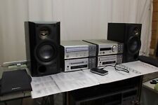 KENWOOD DM-SE7 MD RECORDER X-SE7 KASSETTEN DECK R-SE7 RECEIVER DP-SE7 CD + BOXEN