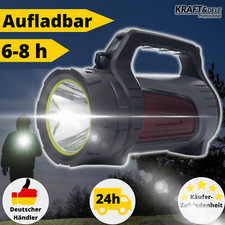 Taschenlampe Aufladbar USB Handscheinwerfer Akku Camping Hell Scheinwerfer 6-8h