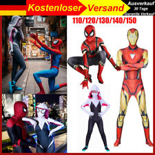 Jungen Kinder Spider Man Cosplay Kostüm Overall Superheld Iron Spider Gwen Stacy