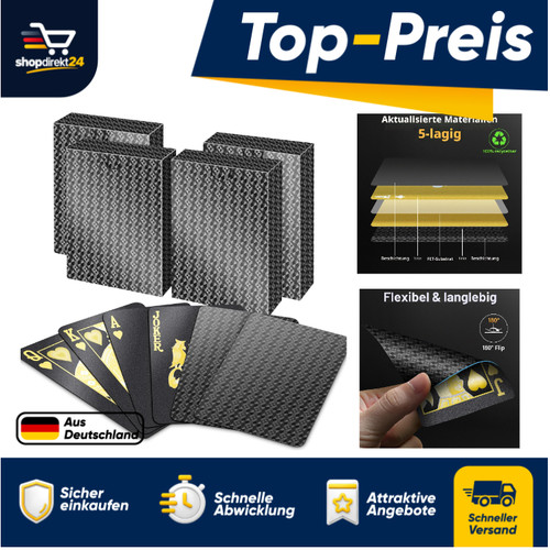 Wasserdichtes spielkarten set - wasserdichtes,