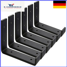 MLOQI Regalhalterung Schwarz 5