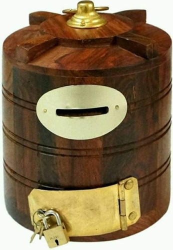 Holz spardose groß - holz,