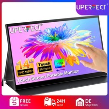 2025 14" Portable Monitor Touchscreen 1080P Externer Tragbarer Bildschirm Für PC