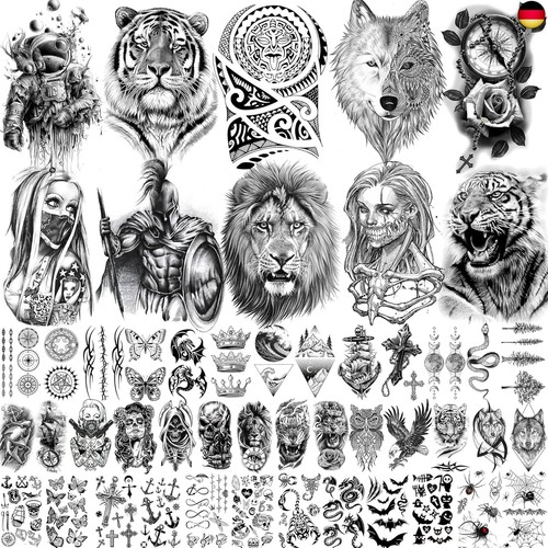 Blatt groß maori schwarz - blatt,
