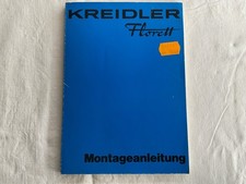 Kreidler Florett K 54 Montageanleitung 3.1980  Werkstatthandbuch