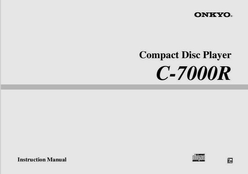 Onkyo 7000r compact disc - c-7000r,