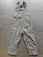 Hose Latzhose Kariert Grau