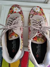 Vamos Schuhe Damen Gr. 41 Blumenmuster