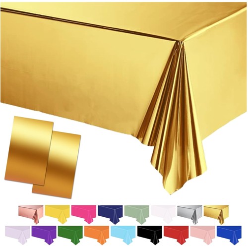 Gold tischdecken 137x274cm - gold,