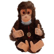 Vintage Teddy-Hermann Affe mit