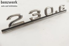Mercedes W114 W115 /8 Typenschild Emblem hinten ORIGINAL 230.6 ✔️