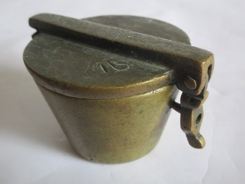 Apotheker gewichtssatz messing - apotheker,