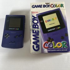 NINTENDO GAMEBOY COLOR GB Lila +seltene OVP (originaler Karton) TOP RAR!!