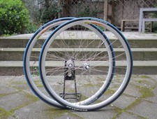 VGC Campagnolo Record OS / 10 Sp / Mavic CXP 33 / 32 H / Silver / Wheel Set Blue