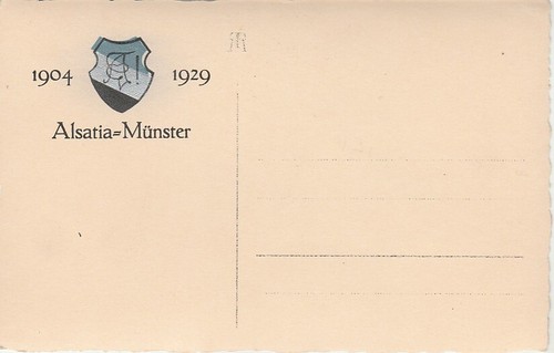 Studentika 1929 alsatia - studentika,