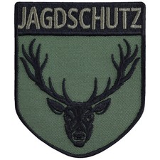 JAGDSCHUTZ Aufnäher Hirsch