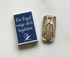 Handschmeichler Bronze Engel 5 cm in Geschenkschachtel Maria Laach