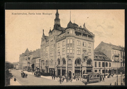 Ansichtskarte karlsruhe - ansichtskarte,
