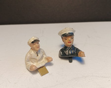 2 antik spielzeug figuren Fahrer für Blechspielzeug Auto tco tippco  sammlung