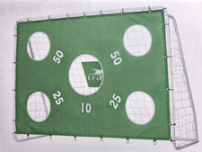 Crane Großes stabiles Fußballtor mit Netz und Torwand Tor 240x170x85cm Fußball