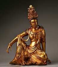 8" Tibet Buddhismus Bronze