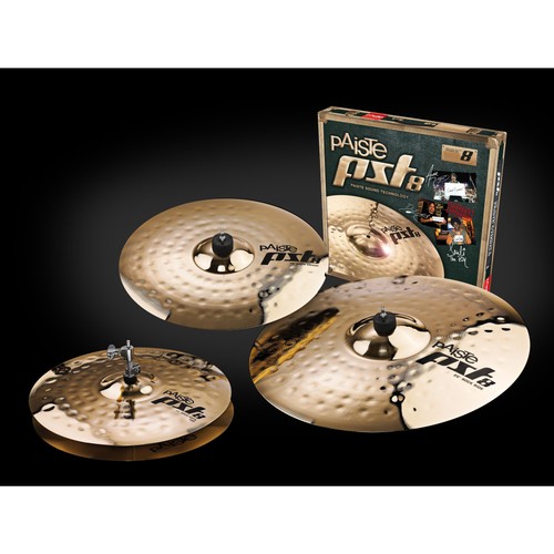 Paiste pst8 rock cymbal set - paiste,