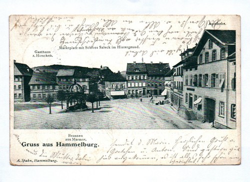 Gruss aus hammelburg - hammelburg, 1904