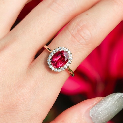 Rubin ring ehering - rubin, handarbeit