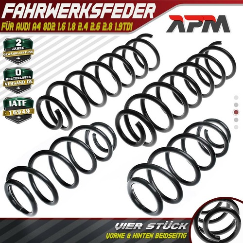 Fahrwerksfeder vorne hinten - 4x,